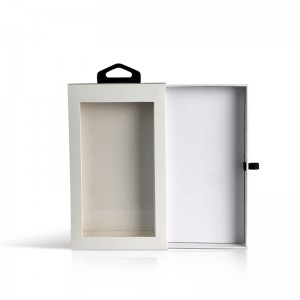 Testreszabott téglalap ajándékcsomagolás ablak doboz telefonkészülék tartozékokhoz